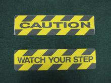 Printed Anti-Slip Tape Sheet (Caution / Watch Your Step)